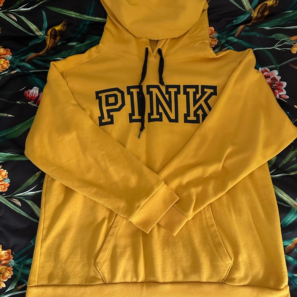 PINK Victoria's Secret Mustard Hoodie